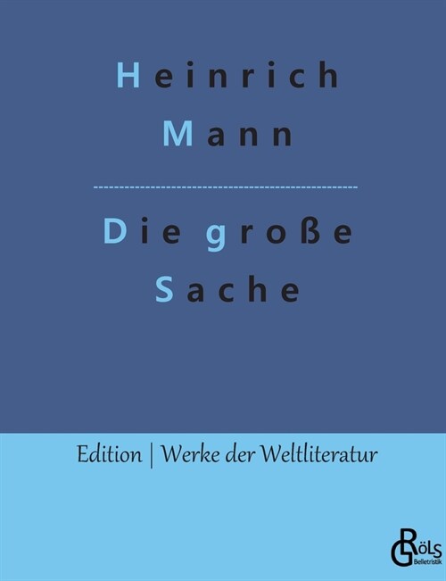 Die gro? Sache (Paperback)