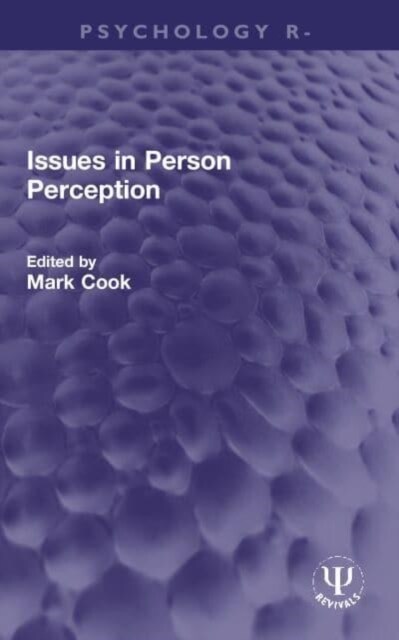 Issues in Person Perception (Paperback, 1)