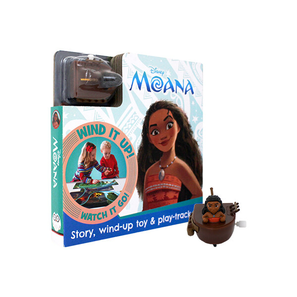 Disney Moana Wind-Up Toy & Play-Track (Board Book)