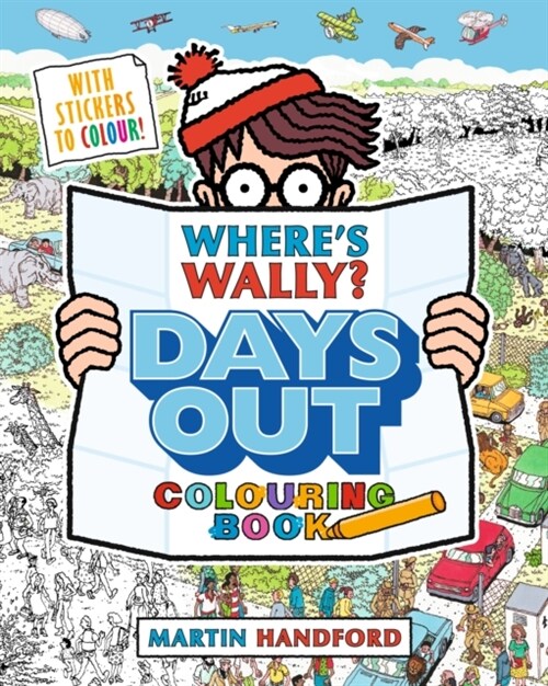 Wheres Wally? Days Out: Colouring Book (Paperback)