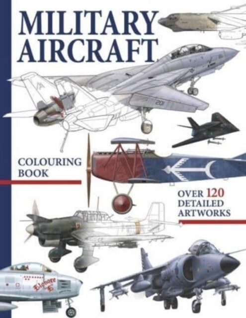 Military Aircraft Colouring Book (Paperback)