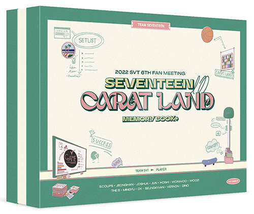 세븐틴 - 2022 SVT 6TH FAN MEETING : SEVENTEEN in CARAT LAND - MEMORY BOOK + DVD (3disc)