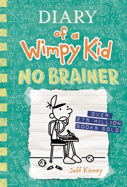Diary of a Wimpy Kid Book #18 : No Brainer (Hardcover, 미국판)