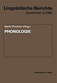 Phonologie (Paperback, 1989)