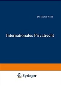 Internationales Privatrecht (Paperback, Softcover Repri)