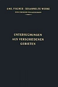 Untersuchungen Aus Verschiedenen Gebieten: Vortr?e Und Abhandlungen Allgemeinen Inhalts (Paperback, Softcover Repri)