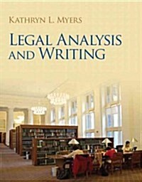 Legal Analysis and Writing (Paperback)