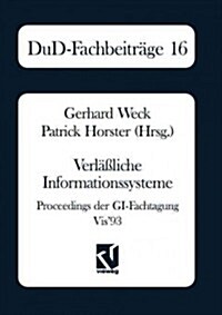 Verl癌liche Informationssysteme: Proceedings Der Gi-Fachtagung Vis93 (Paperback, Softcover Repri)