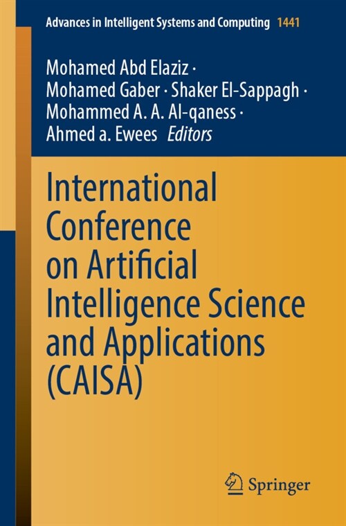 International Conference on Artificial Intelligence Science and Applications (CAISA) (Paperback)