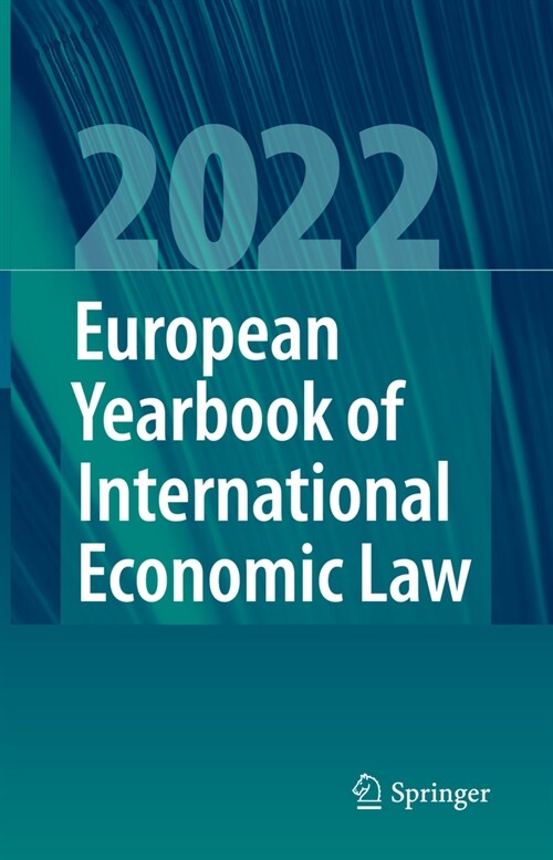 European Yearbook of International Economic Law 2022 (Hardcover)