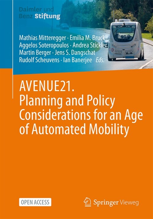 Avenue21. Planning and Policy Considerations for an Age of Automated Mobility (Paperback, 2023)