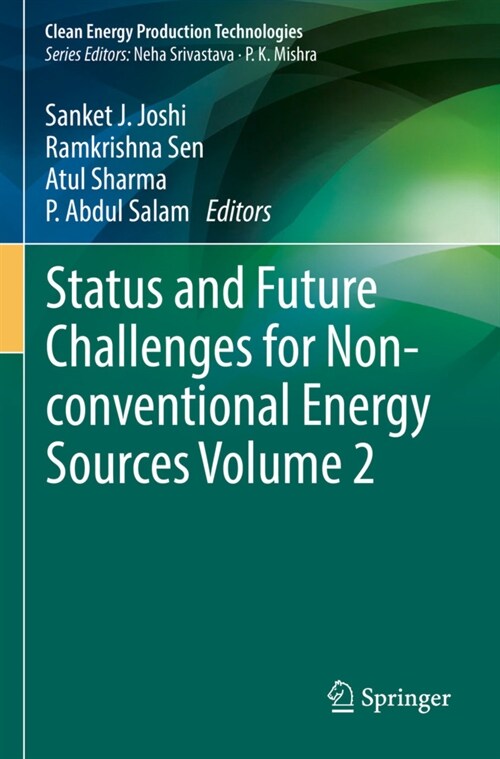 Status and Future Challenges for Non-conventional Energy Sources Volume 2 (Paperback)