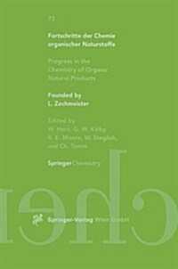 Fortschritte Der Chemie Organischer Naturstoffe / Progress in the Chemistry of Organic Natural Products (Paperback)