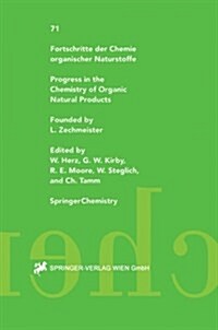 Fortschritte Der Chemie Organischer Naturstoffe / Progress in the Chemistry of Organic Natural Products (Paperback)