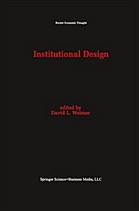 Institutional Design (Paperback, Softcover Repri)