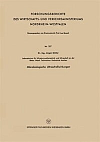 Mikrobiologische Ultraschallwirkungen (Paperback)