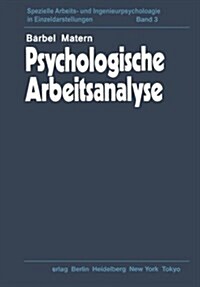 Psychologische Arbeitsanalyse (Paperback, Softcover Repri)