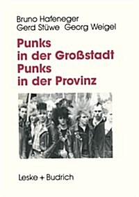 Punks in Der Grossstadt -- Punks in Der Provinz : Projektberichte Aus Der Jugendarbeit (Paperback, Softcover Reprint of the Original 1st 1992 ed.)
