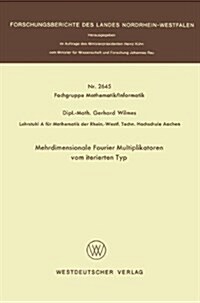 Mehrdimensionale Fourier Multiplikatoren Vom Iterierten Typ (Paperback)