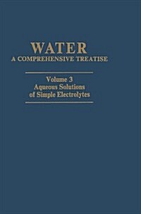 Aqueous Solutions of Simple Electrolytes (Paperback, Softcover Repri)