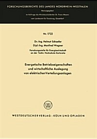 Energetische Betriebseigenschaften Und Wirtschaftliche Auslegung Von Elektrischen Verteilungsanlagen (Paperback)