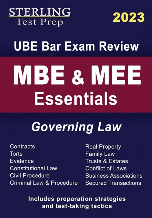 MBE & MEE Essentials: Governing Law for UBE Bar Exam Review (Paperback)