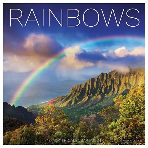 Rainbows 2024 12 X 12 Wall Calendar (Wall)