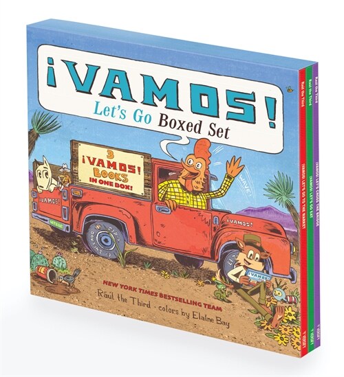 좻amos! Lets Go 3-Book Paperback Picture Book Box Set: 좻amos! Lets Go to the Market, 좻amos! Lets Go Eat, and 좻amos! Lets Cross the Bridge (Paperback)