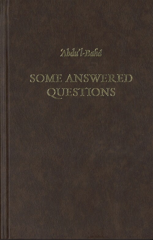 Some Answered Questions (Hardcover)
