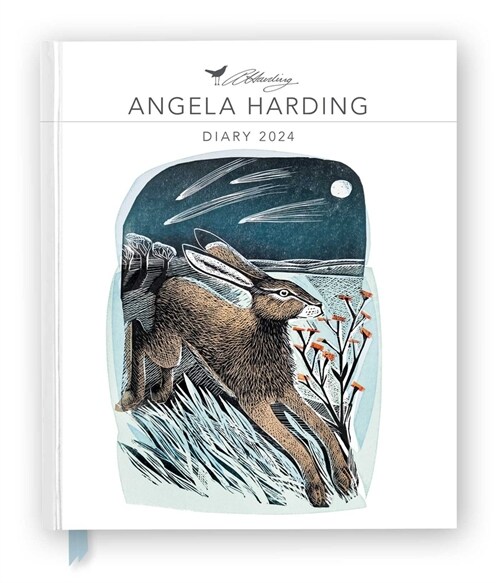 Angela Harding 2024 Desk Diary - Week to View, Illustrated on every page (Diary, New ed)