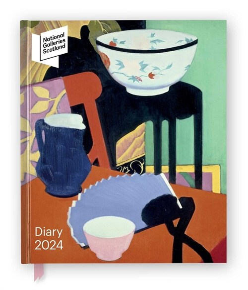 National Galleries Scotland 2024 Desk Diary - Week to View, Illustrated on every page (Diary or journal, New ed)
