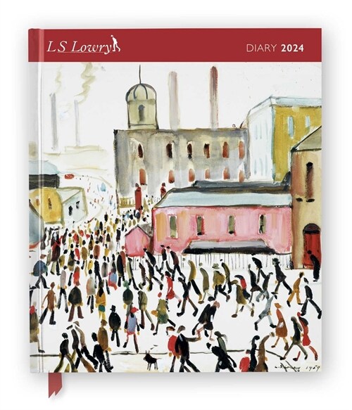 L.S. Lowry 2024 Desk Diary - Week to View, Illustrated on every page (Diary or journal, New ed)