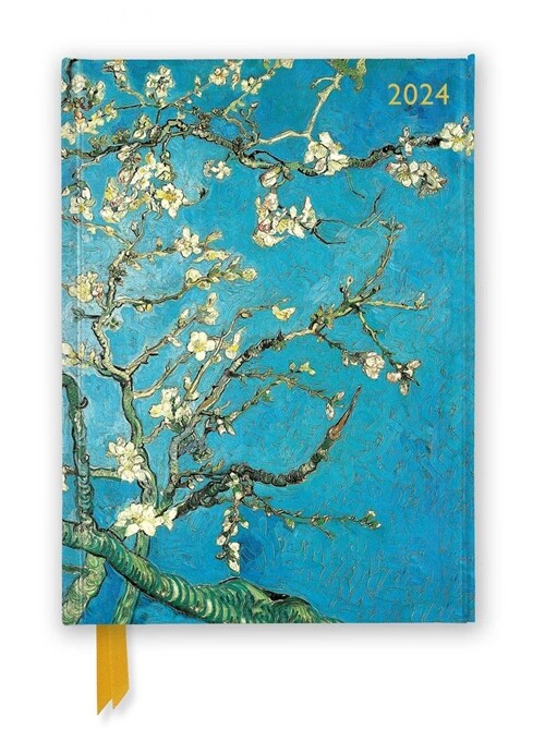 Vincent van Gogh: Almond Blossom 2024 Luxury Diary - Page to View with Notes (Diary or journal)