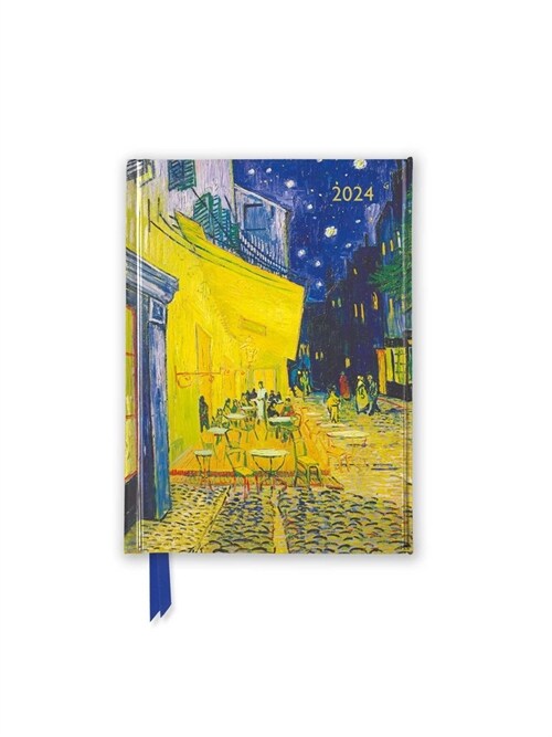 Vincent van Gogh: Cafe Terrace 2024 Luxury Pocket Diary - Week to View (Diary, New ed)