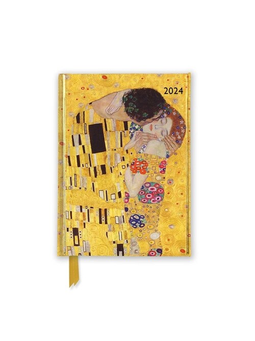Gustav Klimt: The Kiss 2024 Luxury Pocket Diary - Week to View (Diary, New ed)