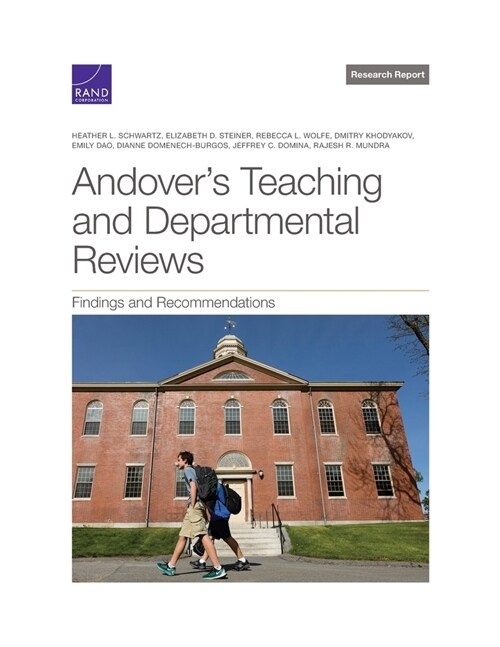 Andovers Teaching and Departmental Reviews: Findings and Recommendations (Paperback)