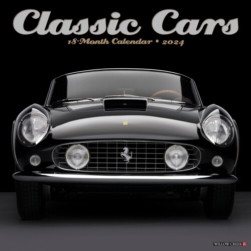 Classic Cars 2024 12 X 12 Wall Calendar (Wall)