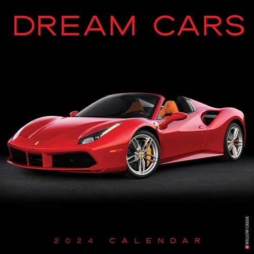 Dream Cars 2024 12 X 12 Wall Calendar (Foil Stamped Cover) (Wall)