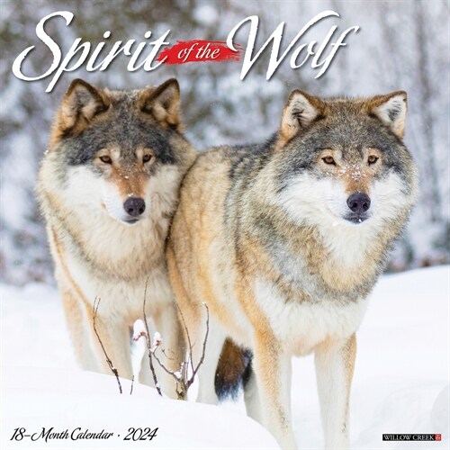 Spirit of the Wolf 2024 12 X 12 Wall Calendar (Wall)