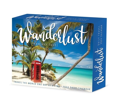 Wanderlust 2024 6.2 X 5.4 Box Calendar (Daily)