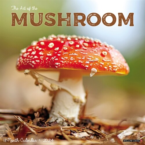 Mushroom (the Art of The) 2024 12 X 12 Wall Calendar (Wall)