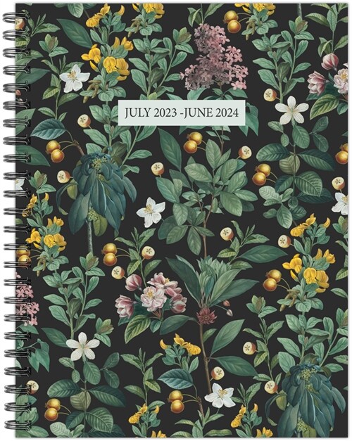 Botanical Nature Academic 2023-24 6.5 X 8.5 Softcover Weekly Planner (Spiral)