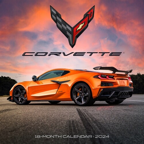 Corvette 2024 7 X 7 Mini Wall Calendar (Mini)