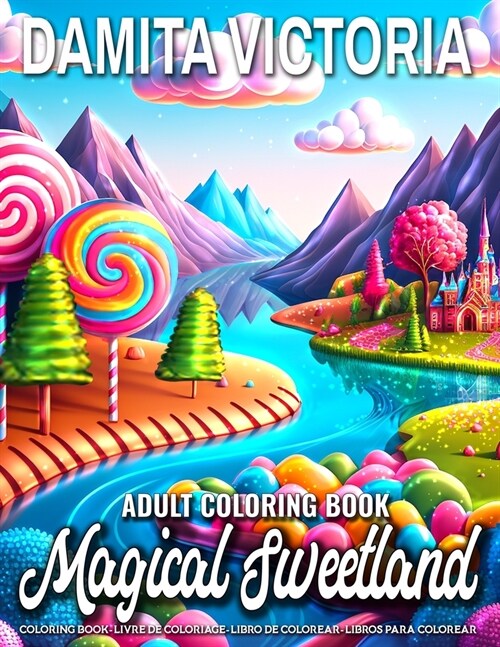 Magical Sweetland: An Adult Coloring Book of Enchanted Sweets Kingdom Delights (Paperback)