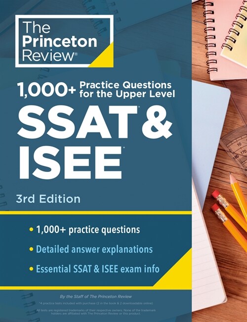 1000+ Practice Questions for the Upper Level SSAT & Isee, 3rd Edition: Extra Preparation for an Excellent Score (Paperback, 3)