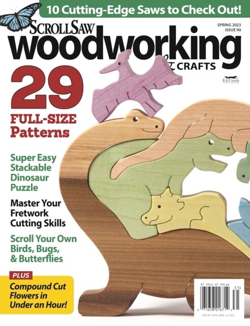 Scroll Saw Woodworking & Crafts Issue 90 Spring 2023 (Paperback)