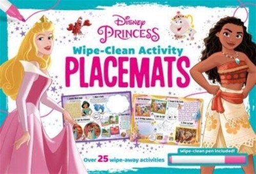Disney Princess: Wipe-clean Activity Placemats (Paperback)