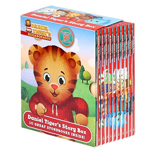 Daniel Tigers Story Box 10 Great Storybooks Inside! (Includes Stickers) (Hardcover 10권)
