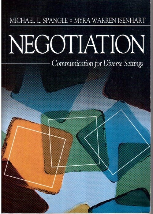 [중고] Negotiation: Communication for Diverse Settings (Paperback)