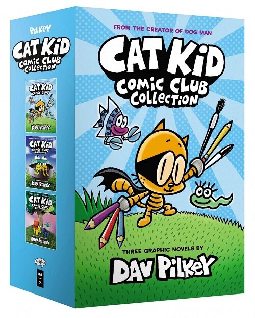 The Cat Kid Comic Club Collection: From the Creator of Dog Man (#1-3 Boxed Set) (Hardcover 3권)